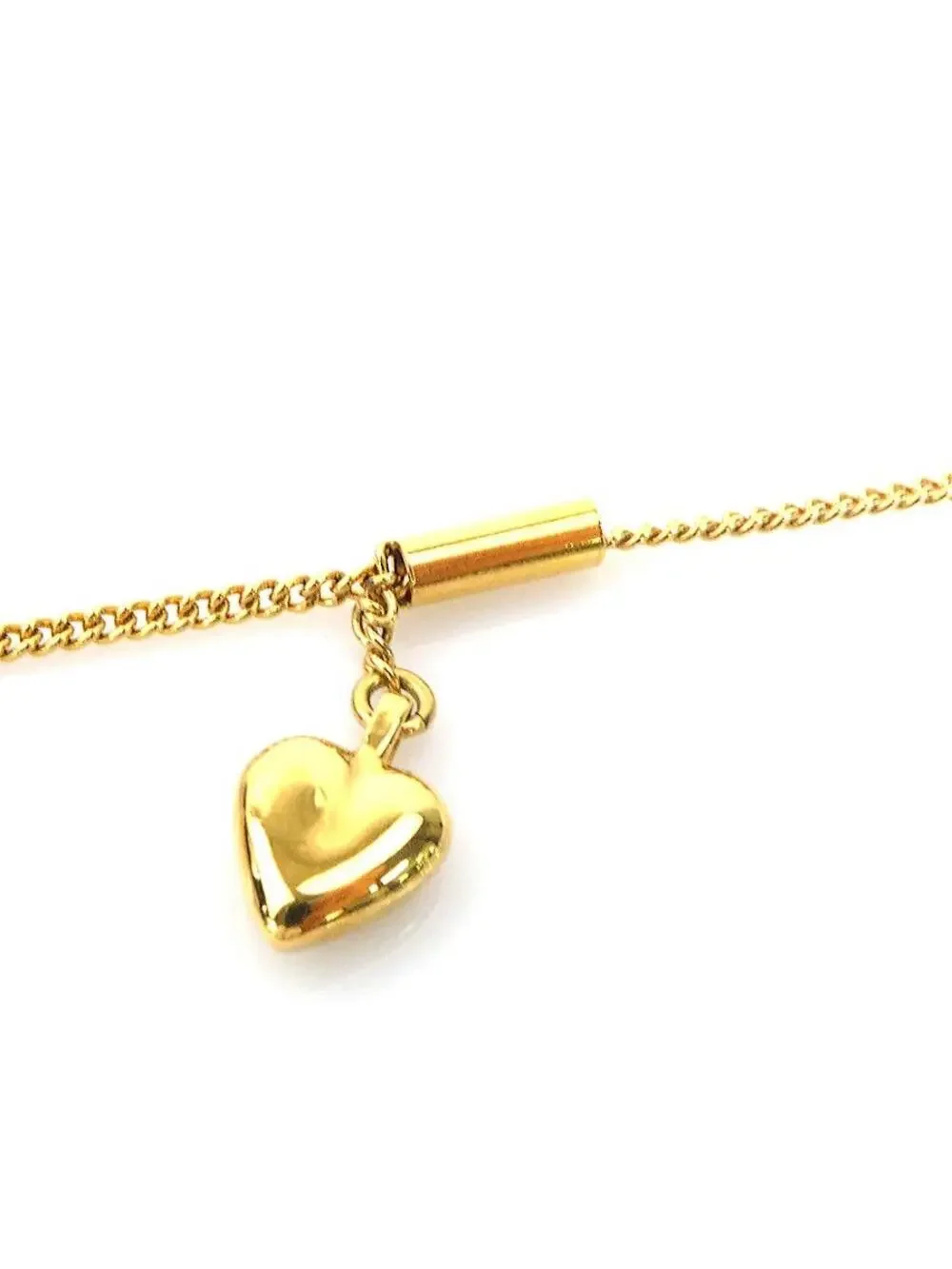Auth Saint Laurent Necklace Gold Metal #302839S19B